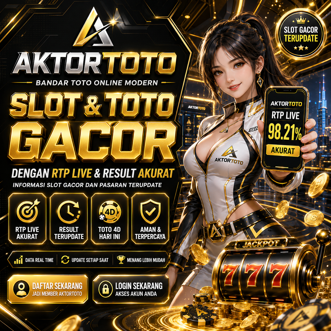 AKTORTOTO: Login & Link Alternatif Toto Online Terpercaya 2026