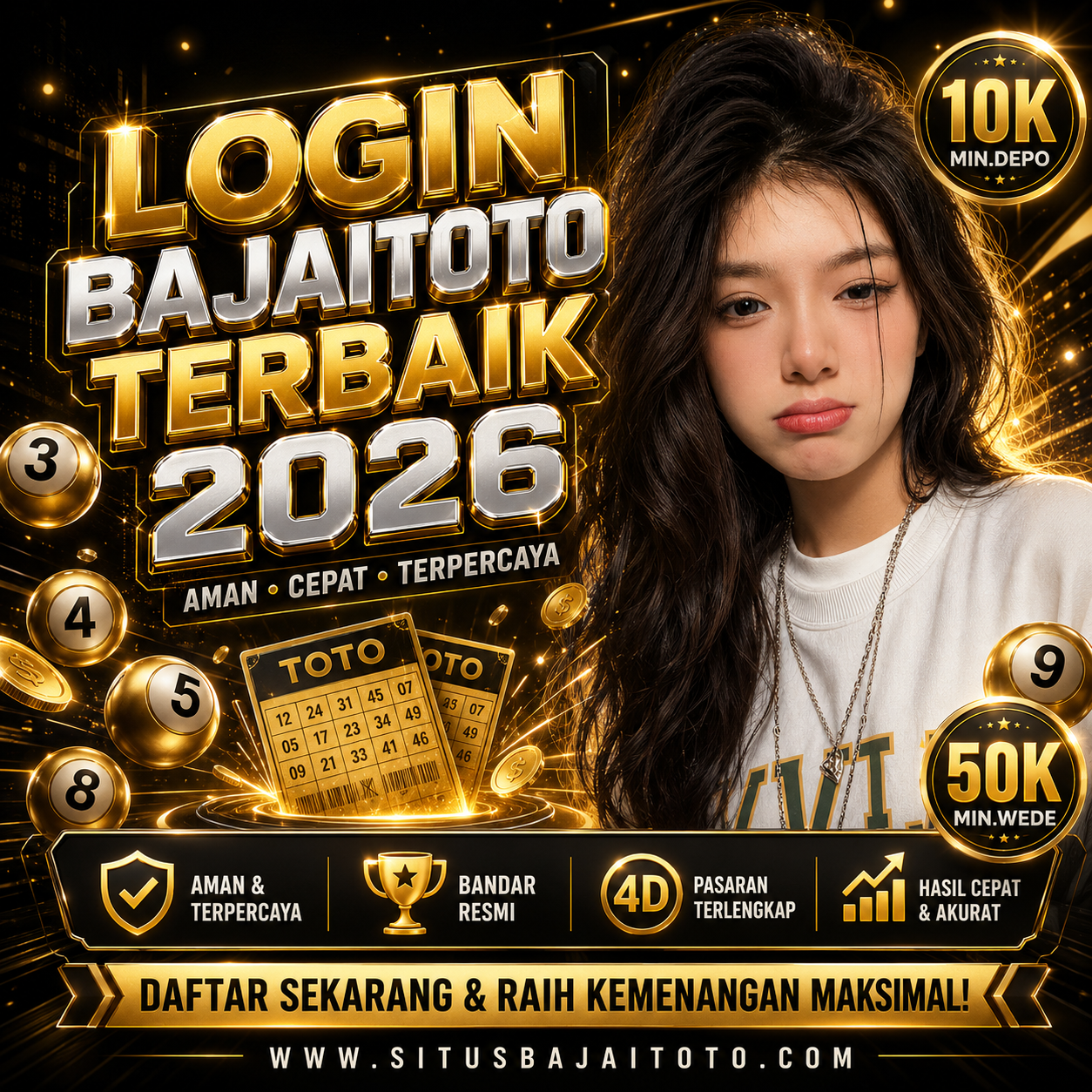 Thumbnail 1 of 3, Poster, BAJAITOTO | Situs Slot88 Resmi dengan Jalur Jackpot Online Paling Dicari Hari Ini designed and sold by BAJAITOTO.